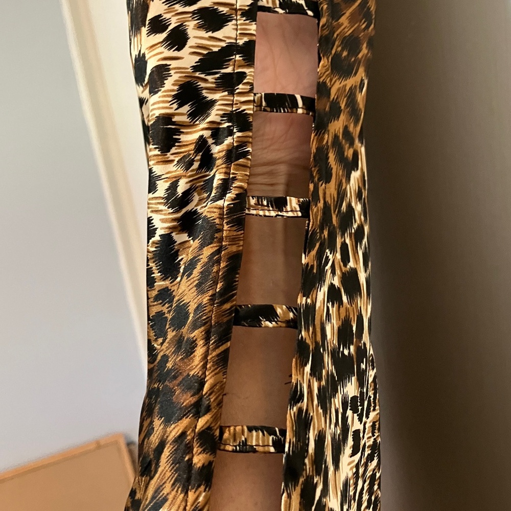 Leopard Print Sexy Nighty Lingerie - Picture 5 of 8